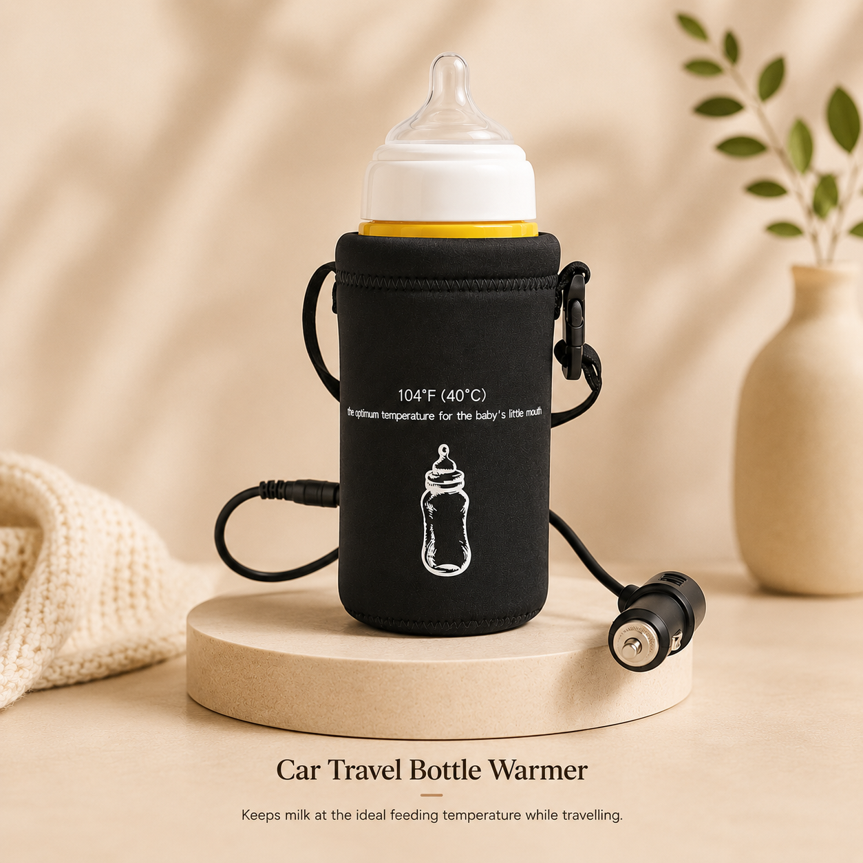 Car Travel Baby Bottle Warmer