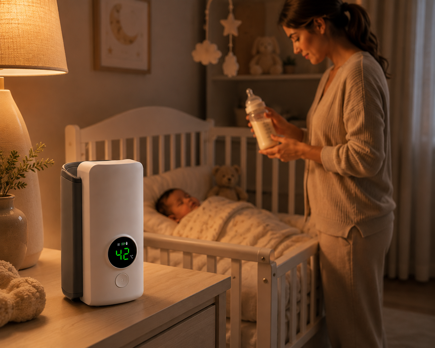 Wireless Rechargeable Bottle Warmer